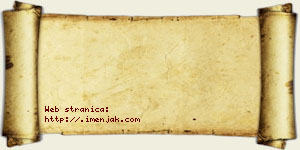 Isidora Gizdavić vizit kartica